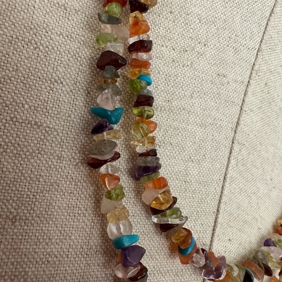 925 Sterling and Beaded 23” Necklace Made in India - Picture 5 of 6